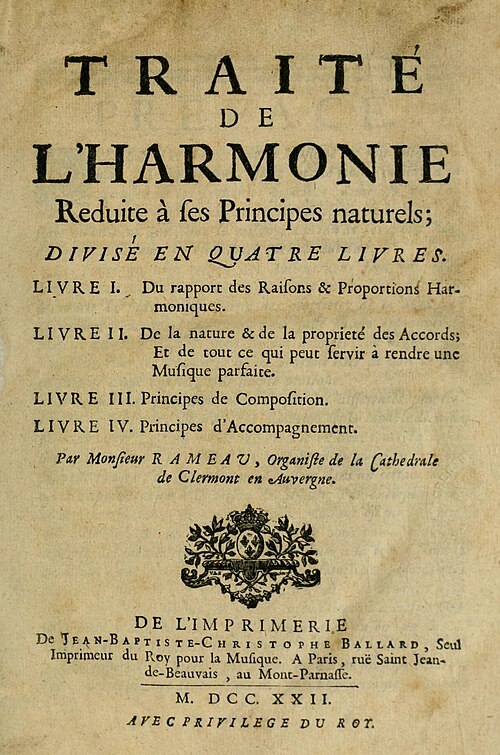 Traité de l'harmonie